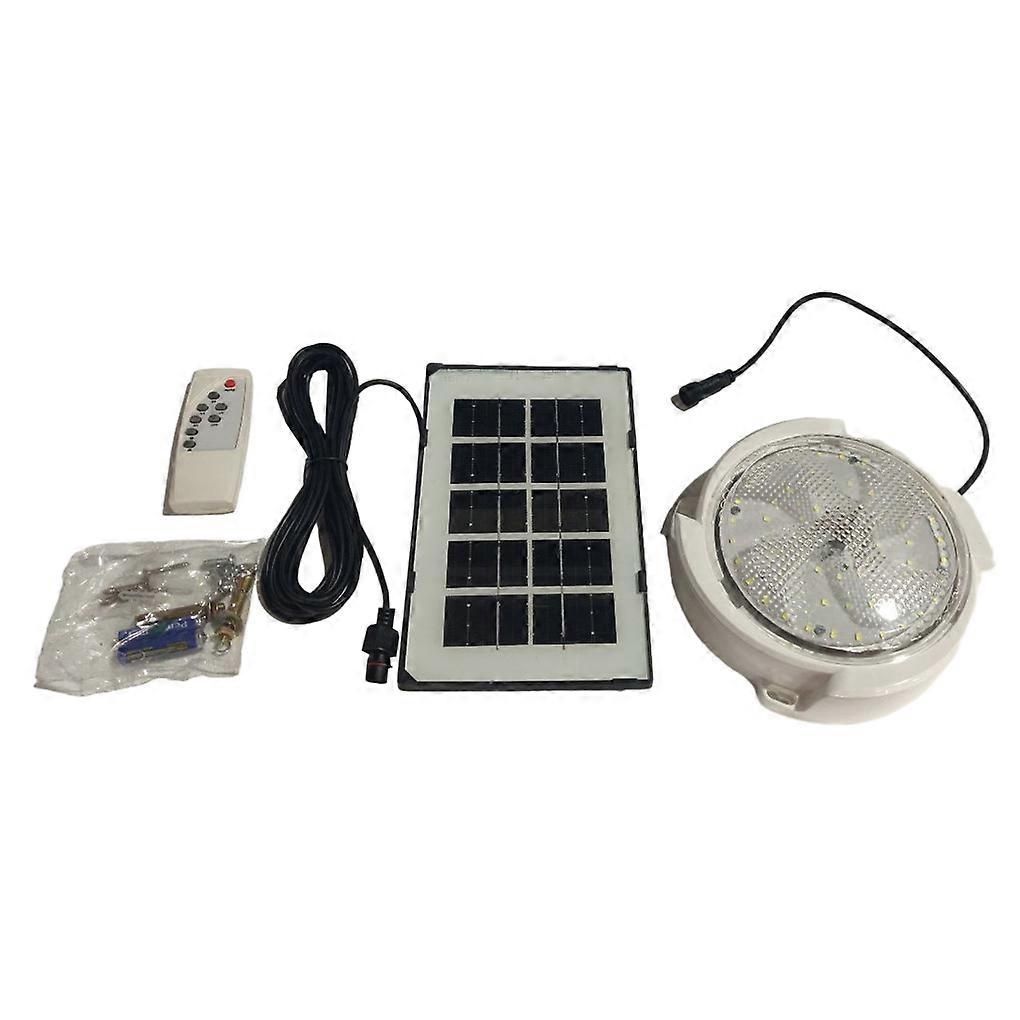Solar Powered Ceiling Lamp Rechargeable Battery Powered Replacement Light