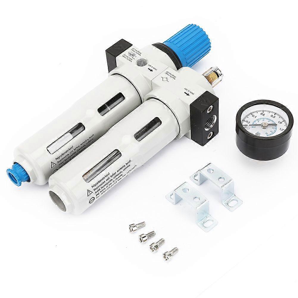FRC-1/4-MINI G1/4" Aluminum Alloy Air Filter Regulator Combination Lubricator 1.6MPA