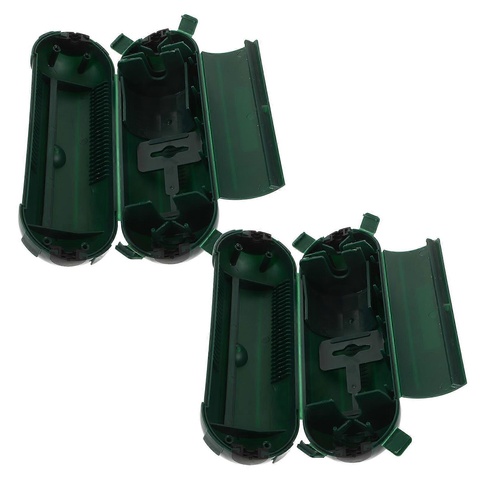 2Pcs Plastic Waterproof Junction Box for Outdoor Cable Connection Use