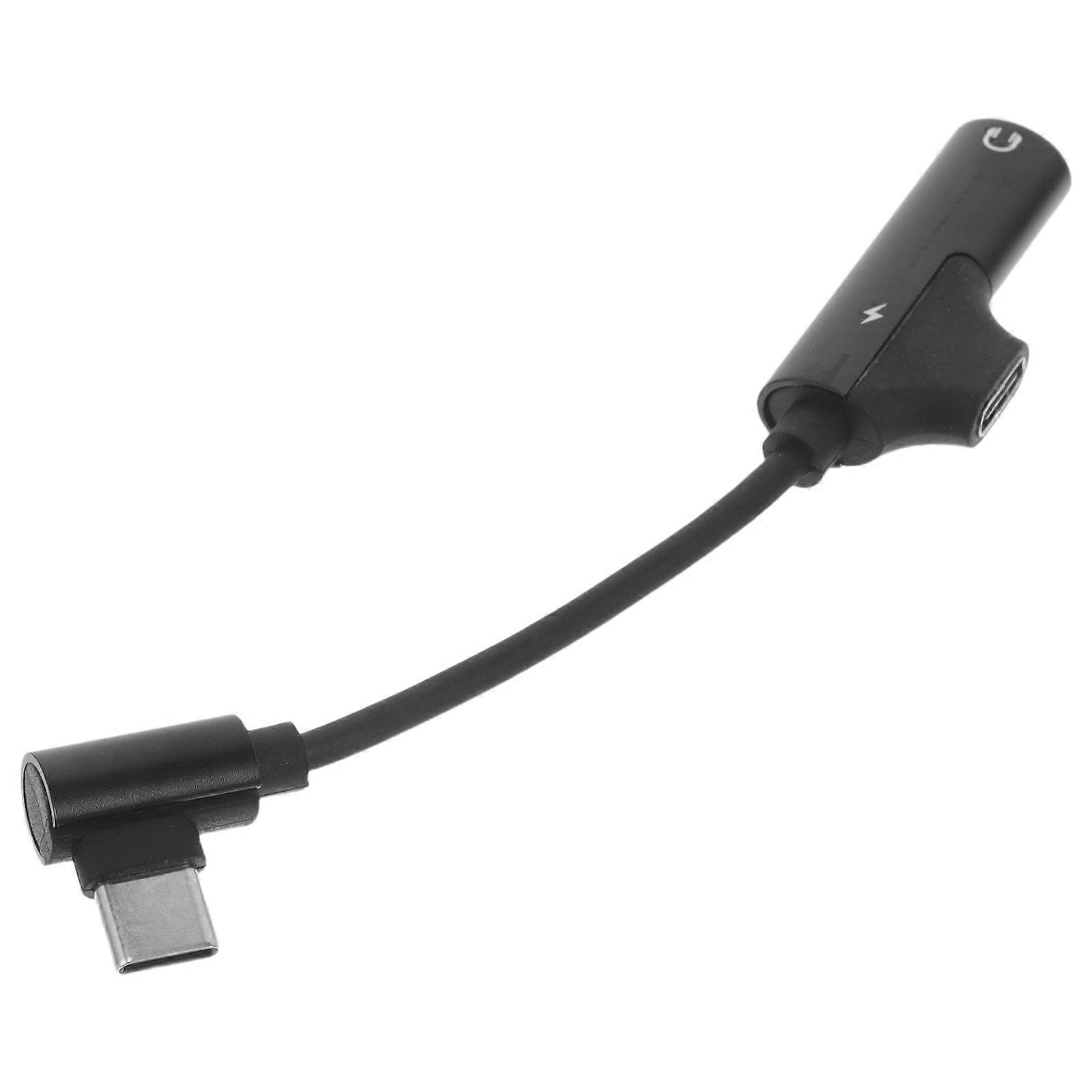 Type-C Charging Adapter for 3Pcs Dual Headphone and Audio Cable Splitter