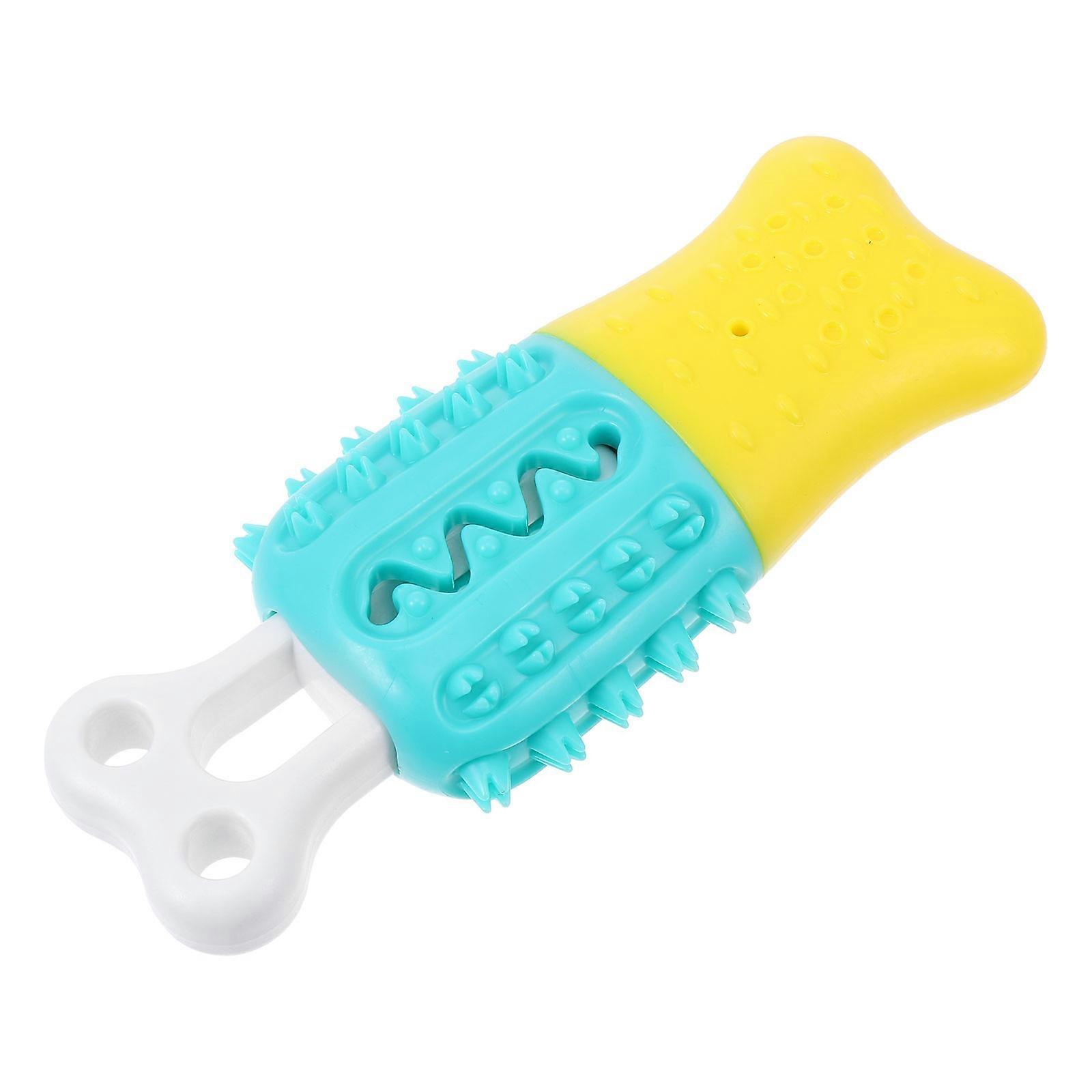 Dog Chew Toothbrush for Oral Cleaning with 2Pcs Tpr Material Toys