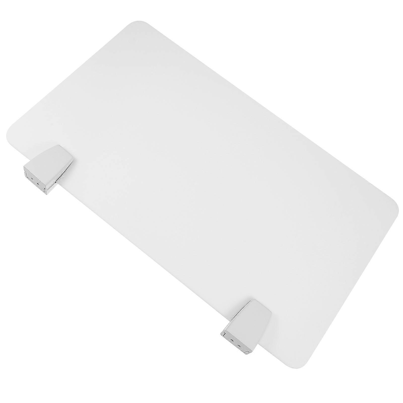 Test Baffle Plastic Dividing Board for Desktop Use 2Pcs White