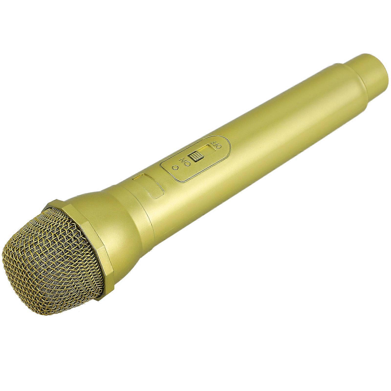 Simulation Microphone Toy Portable Karaoke Prop Pretend Play 1Pcs for Kids