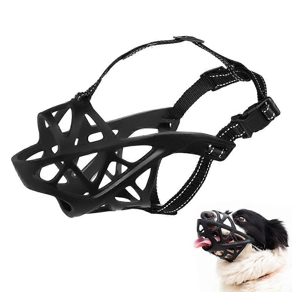 Pet Mask Basket Muzzle for Dogs for Chewing Prevention 4Pcs