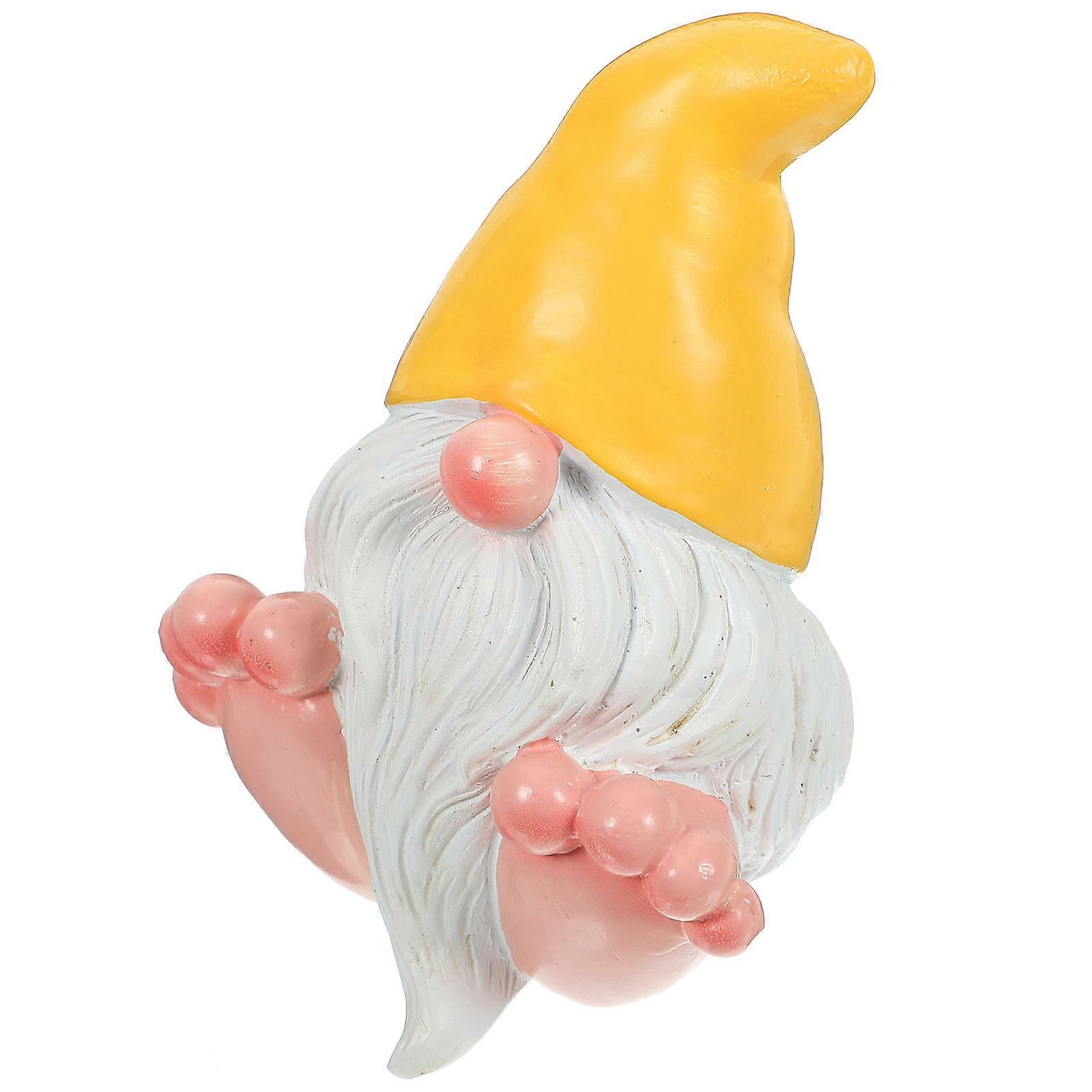 Gnome Yard Decorations Resin Gnome Figurine for Garden Decor 5Pcs