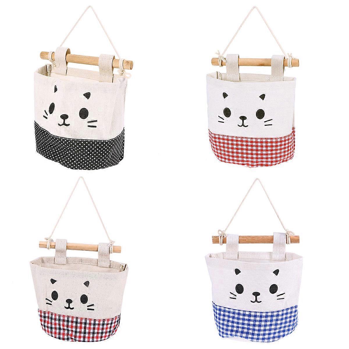 Closet Organizer Hanging Bag for Wall Mount Storage 2Pcs Pockets