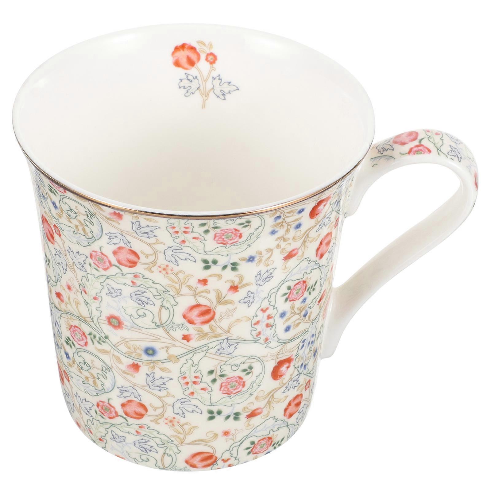 Multi Color Ceramic Coffee Mug for Tea Drinking 5Pcs Porcelain Set