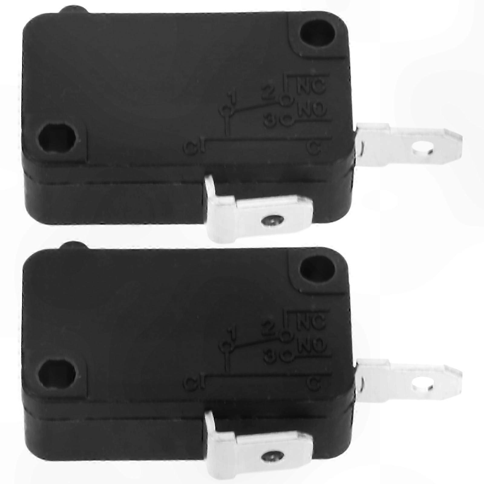 2-Pack Normally Open Micro Switches for Microwave Door Replacement