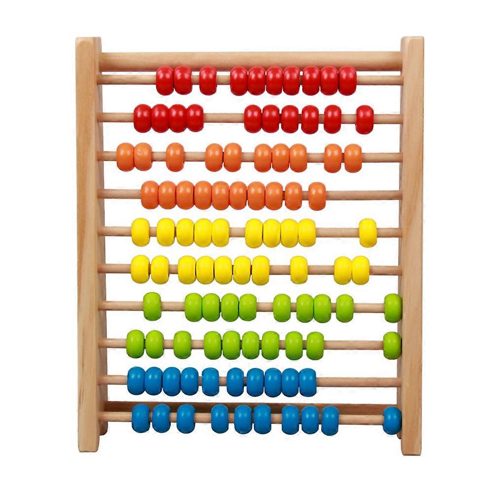 Wooden Abacus Colorful Numeration Toy for Calculating Use Preschool Supplies