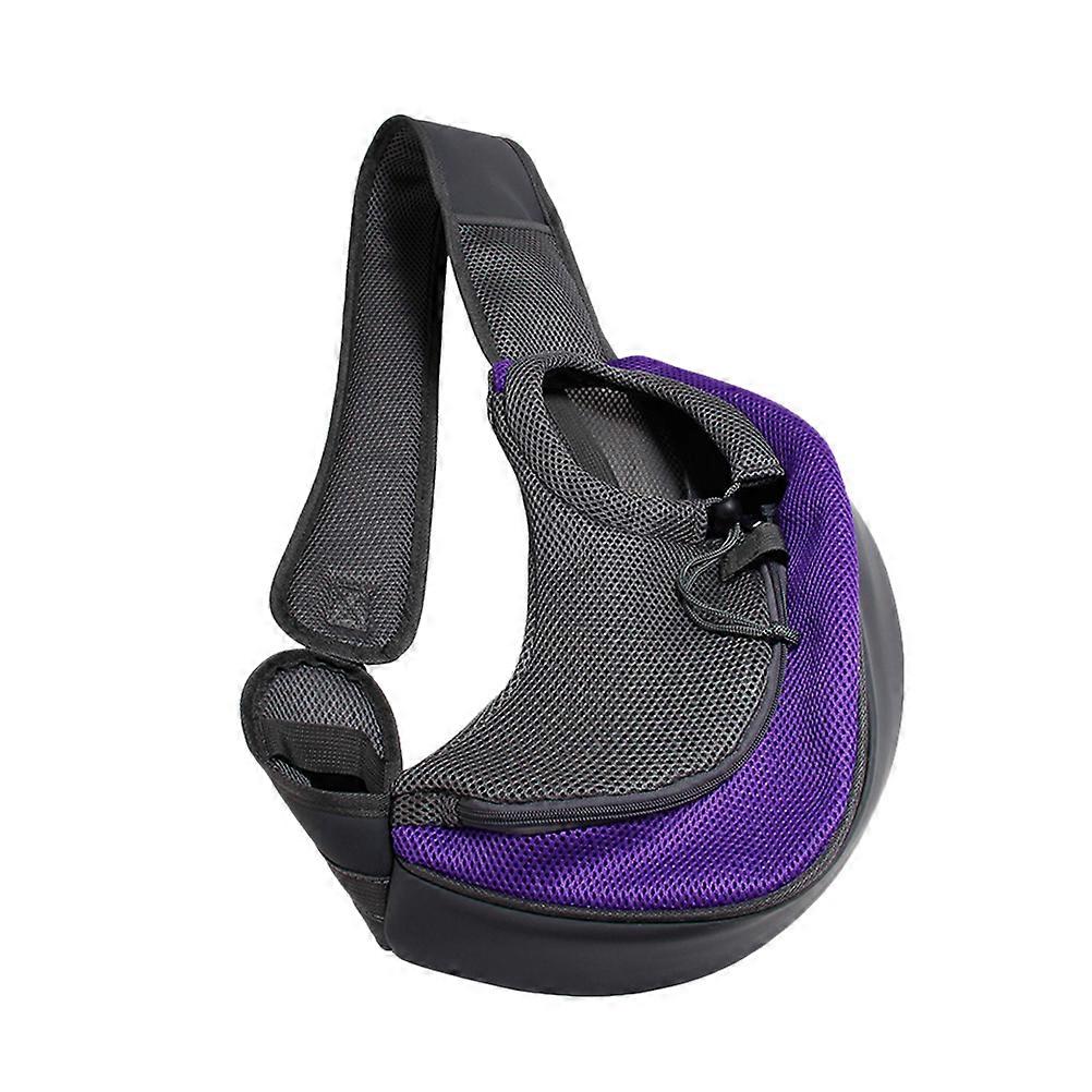 Pet Carrying Shoulder Bag for Storage Purple