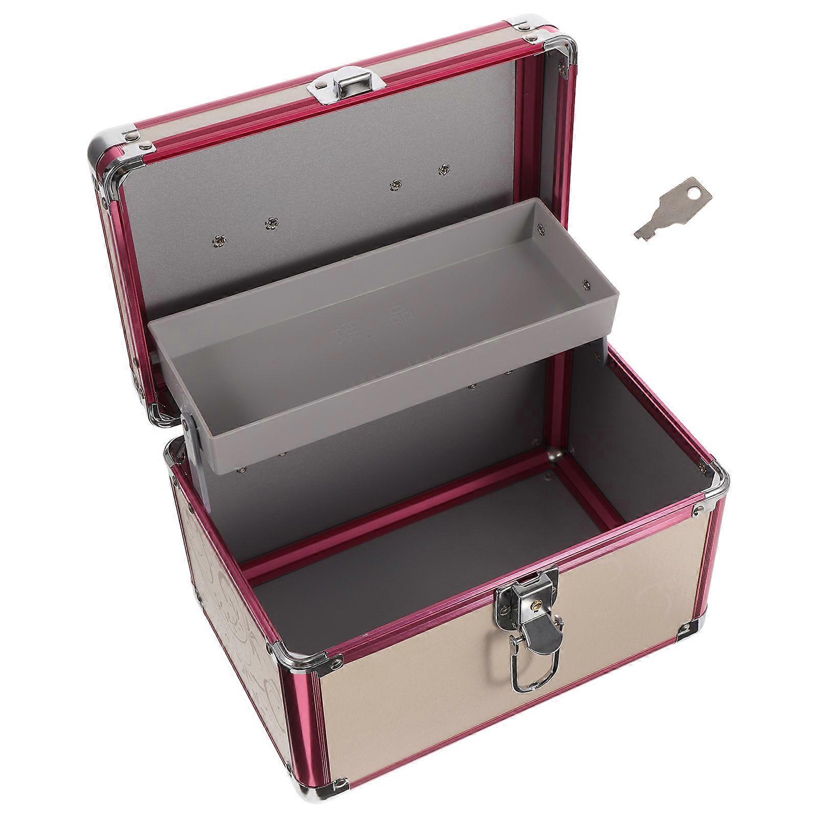 Multi-Purpose Toolbox Metal Tool Box for Storage 2Pcs with Handle