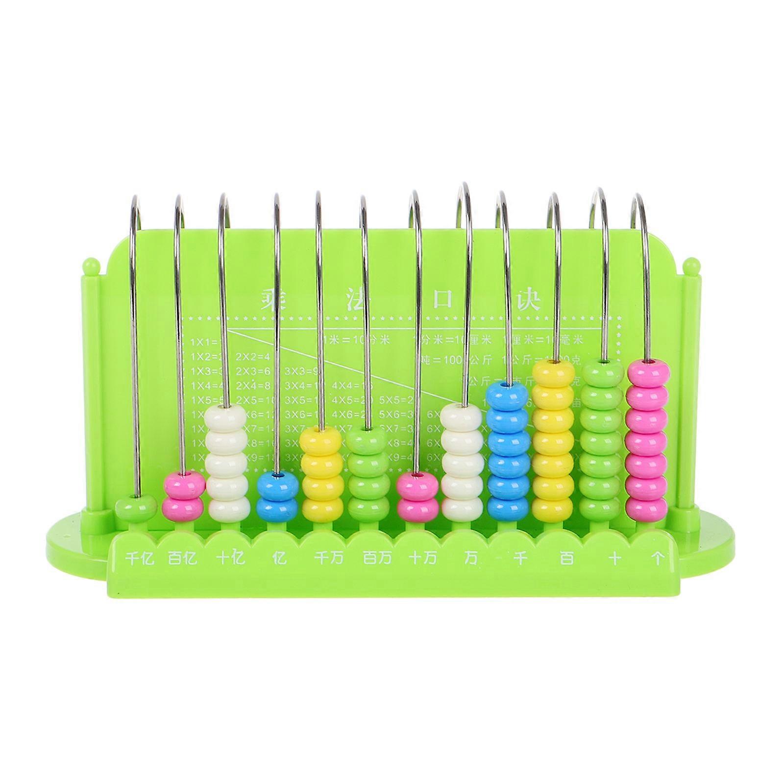 Bead Arithmetic Abacuses Kids Abacus for Early Educational Use 2Pcs