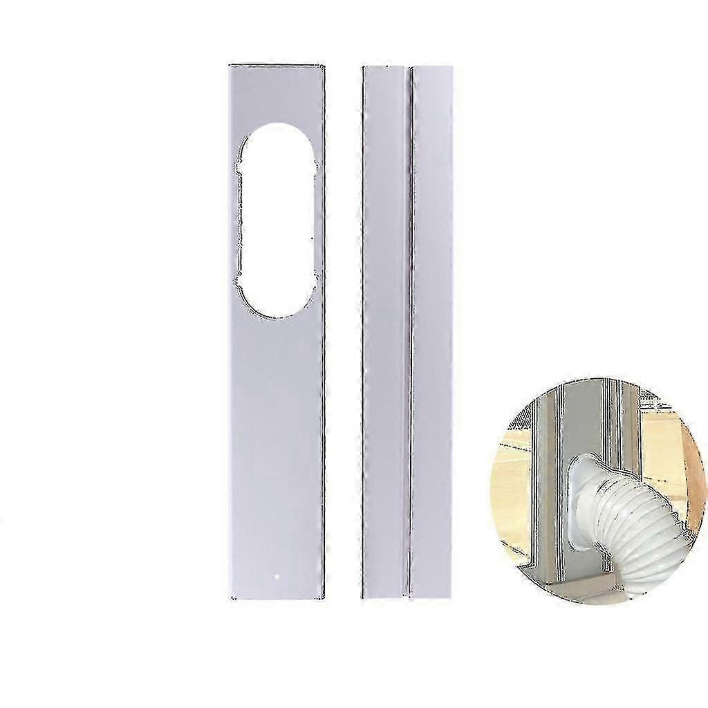 Universal Adjustable Window Sealing Plate Splint Baffle Kit for Mobile Air Conditioner Units Vent Installation