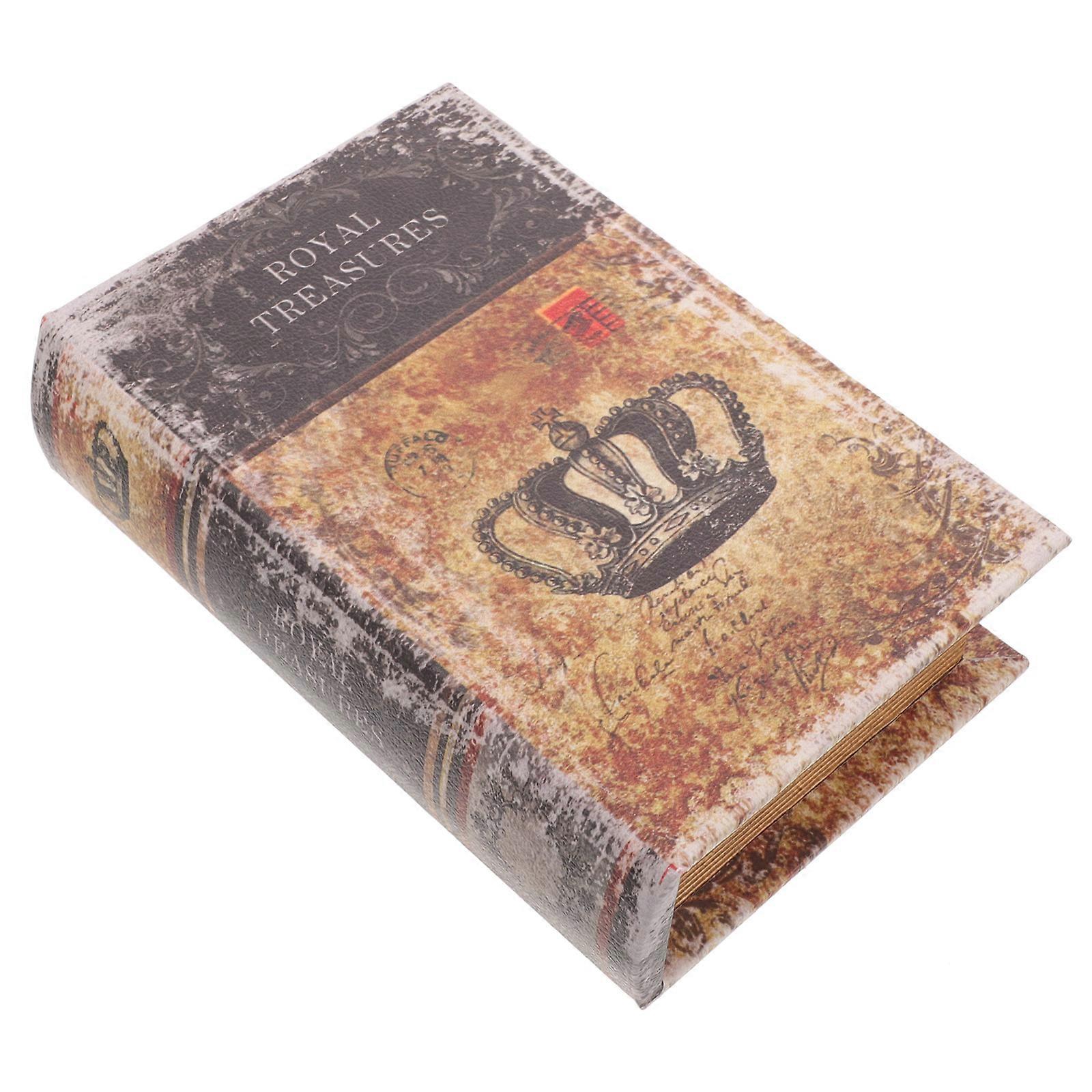 Book Storage Box Decorative for Storage 5Pcs Multi Color