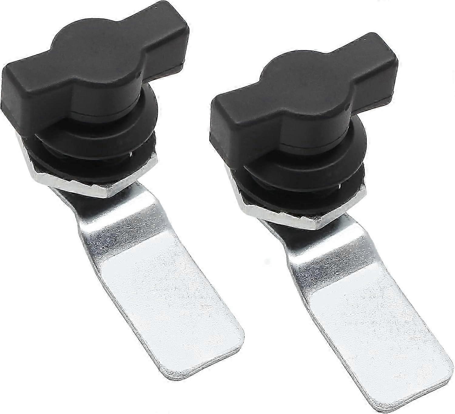 2 Piece Thumb Operated Offset Cam Lock, T-Handle Thumb Cam Lock Swing Knob Turn Lock for Cabinet Drawer