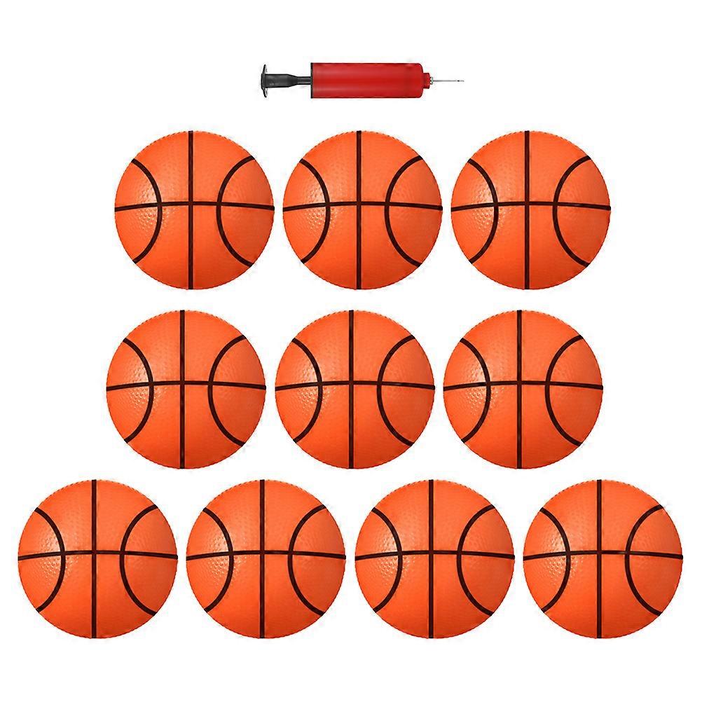 Inflatable Basketball Toys Portable Small Basketballs for Children 4Sets