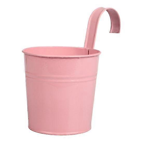 Metallinen rautainen riippuva kukkaruukku, koti, parveke, puutarha, istutusastia, tynnyrikoristeet 25-26