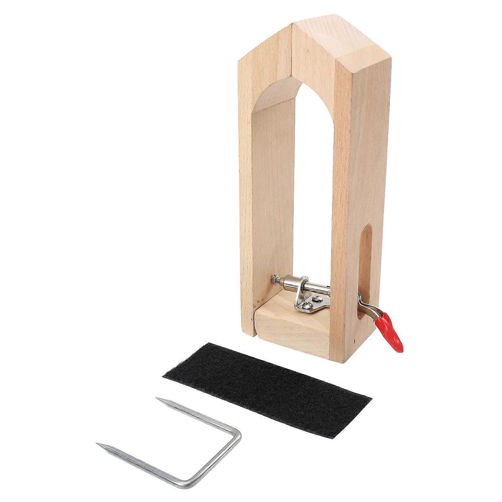 Tabletop Stitch Light Brown Beech Wood Featuring Stable Desktop Placement for DIY Use