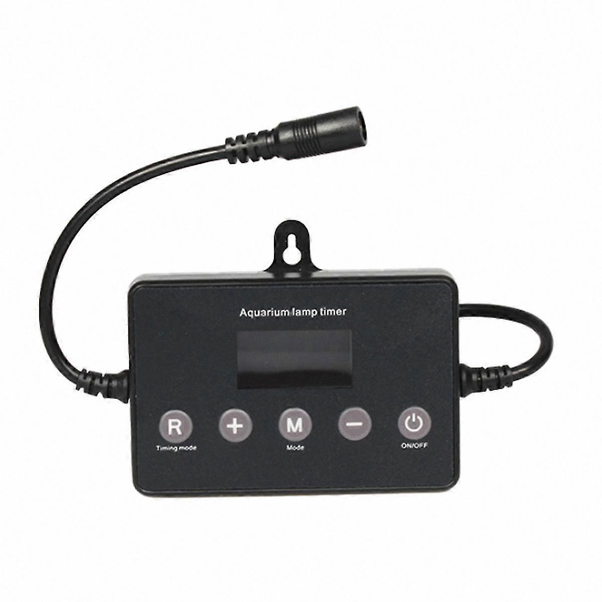 Aquarium LED Light Timer with Sunrise Sunset Simulation and Dimming Control for Fish Tank Lighting Schedule