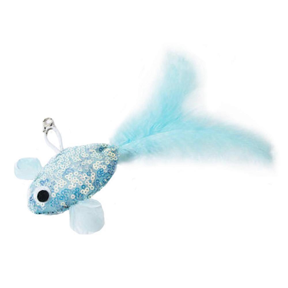 Interactive Cat Toy Simulation Bird Mice Feather with Bell Funny Kitten Wand Toy Replacement Heads Cat Teaser Toy for Indoor Cat