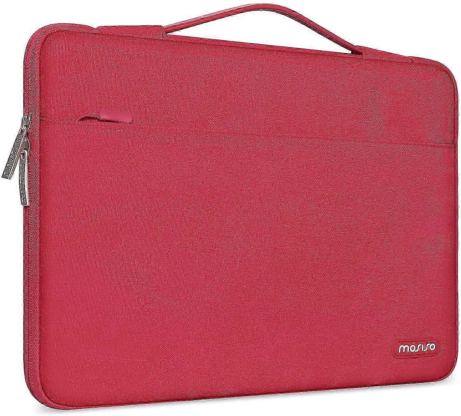 Capa protetora vermelha 360° para laptop, compatível com MacBook Air/Pro de 13 a 13,3 polegadas, e com MacBook Pro de 14 polegadas (modelos M1 Pro/Max A244) de 2022 e 2021.