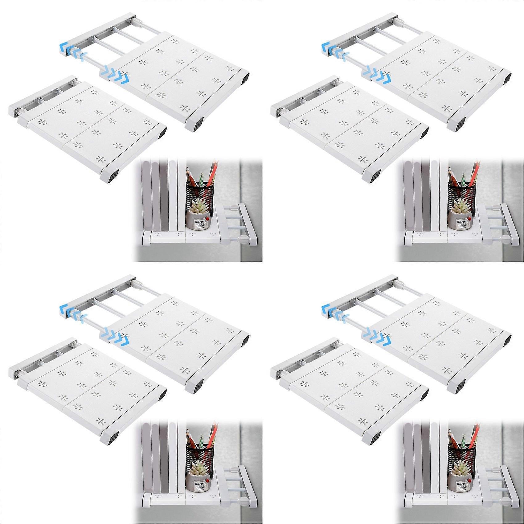 8 Pcs School Locker Shelf Organizer - Adjustable Locker Divider Mate Easy to Install for Extending Locker Use Space