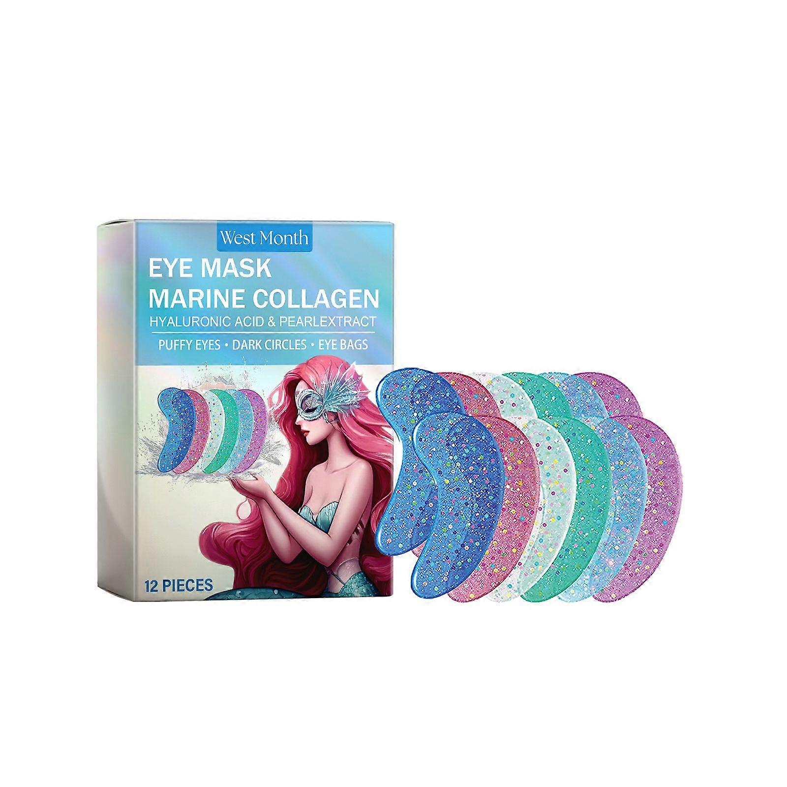 West & Month Collagen Eye Stickers Fading Wrinkle Eye Bag Dark Circles Firming And Hydrating Moisturizing Eye Patch