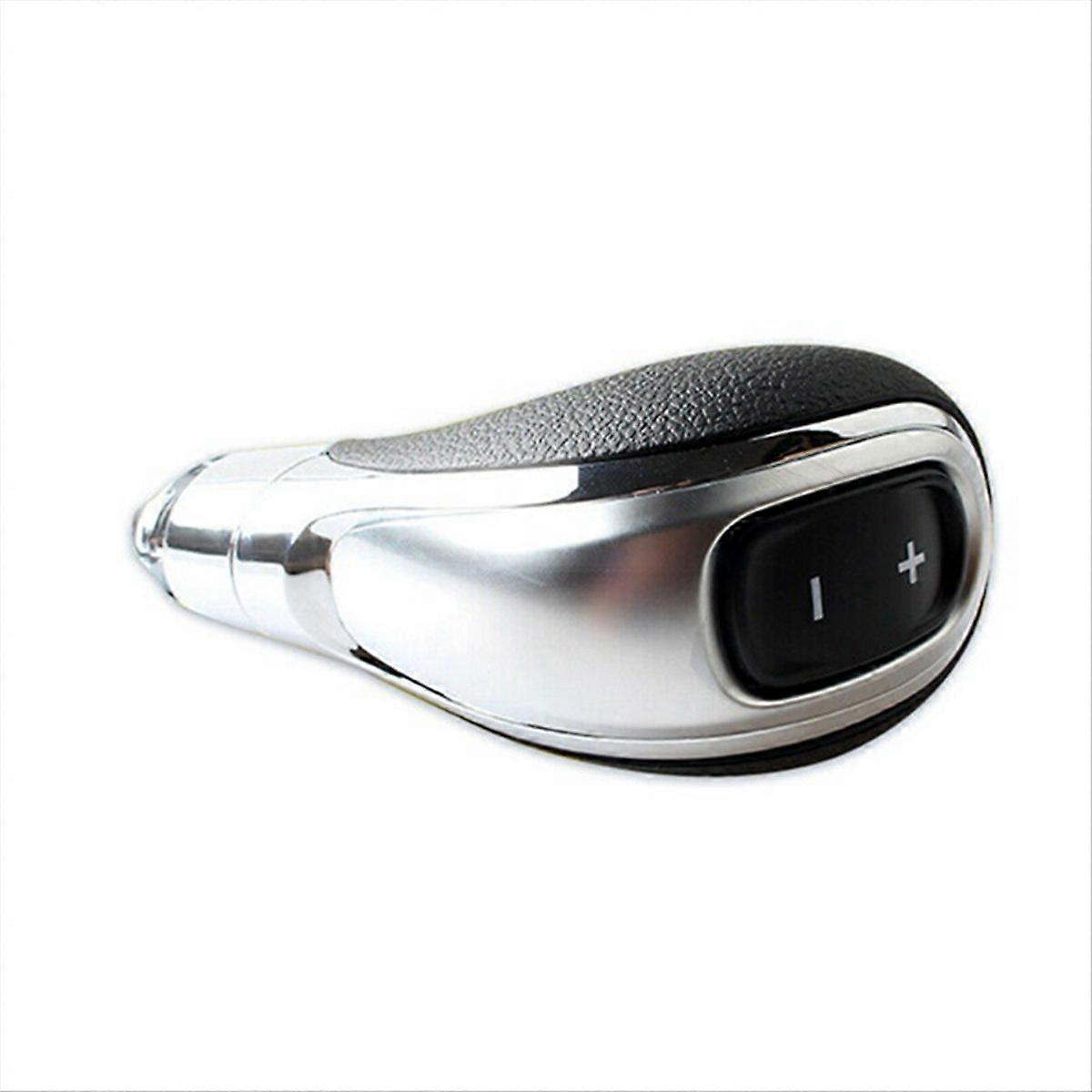 2Pcs Gear Shift Knob Handball &Shifter Panel Chrome Cover 55587364