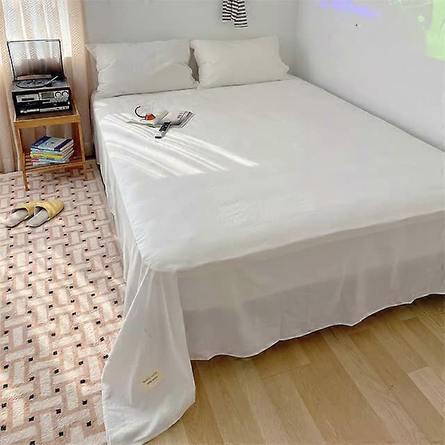 Cotton Flat Sheets SweatAbsorbing Breathable For Single Or Double Beds Ref: 6680