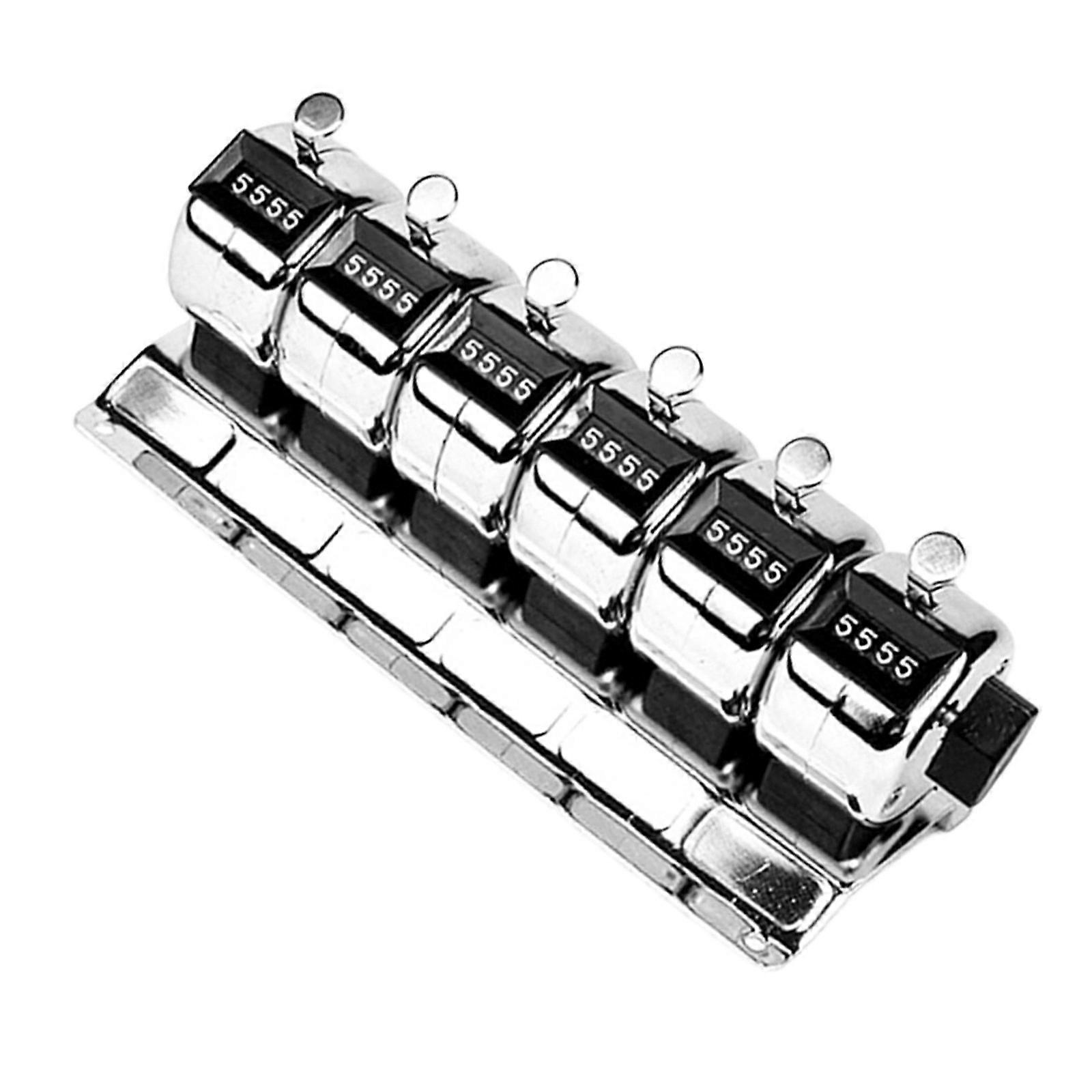 Strong Stainless Manual Clicks Counter No Batteries Need Smooth Resets Dials For Sports Event Educational Counting Multicolor