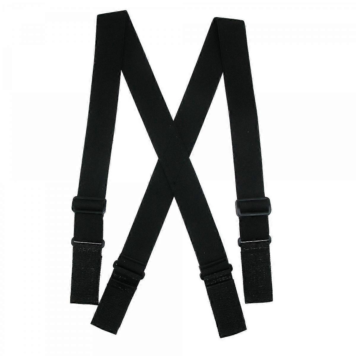 CTM Elastic Heavy Duty Ergonomic Support Suspenders with Hook & Loop Ends (Men)