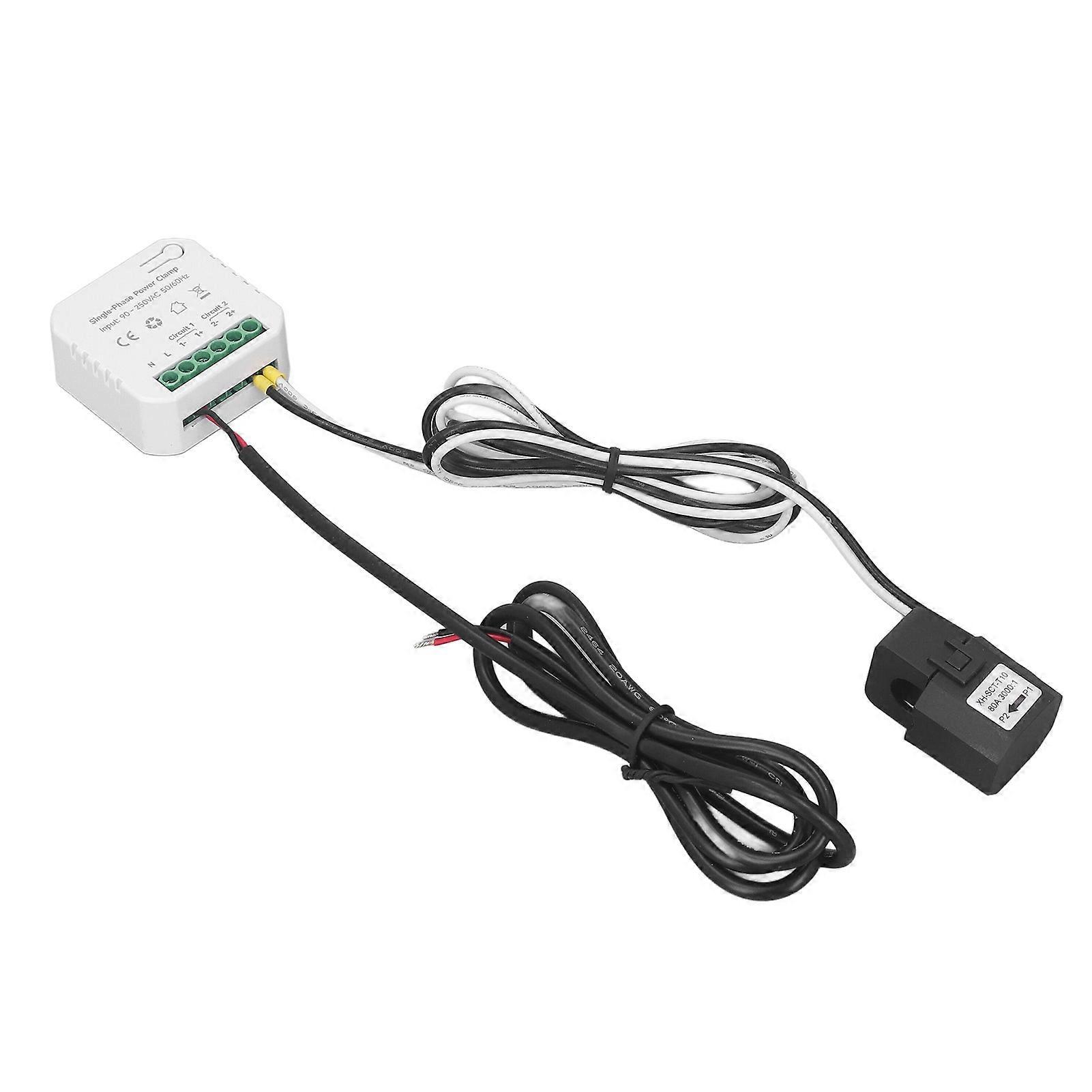 Energy Monitor WiFi Smart Real Time Power Consumption Monitor APP Remote Control WiFi Energy Meter 90‑250VAC