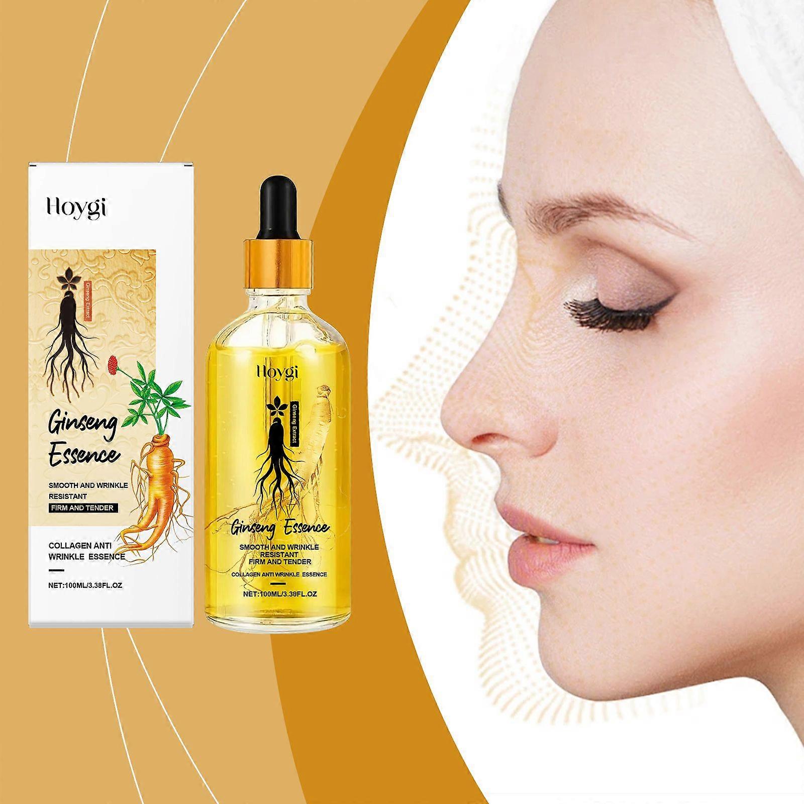 Ginseng Firming Essence, Gentle Moisturizing Shine Moisturizing Elastic Facial Skin Essence