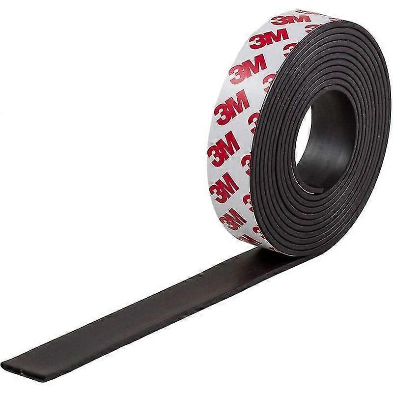 2024 Adhesive Magnetic Strip 10mm X 2m With 3m Glue | Self-adhesive Magnetic Flexible Strip For Organizing, Displaying And Crafting And Diy Projects