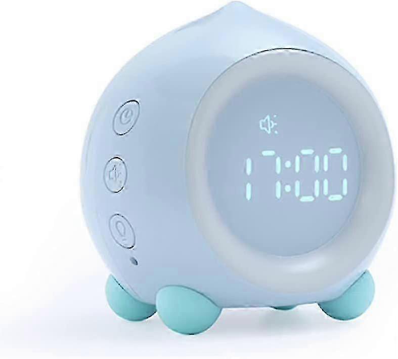 Kids Alarm Clock, Wake Up Light, Digital Clock, Nap Timer, Snooze Function