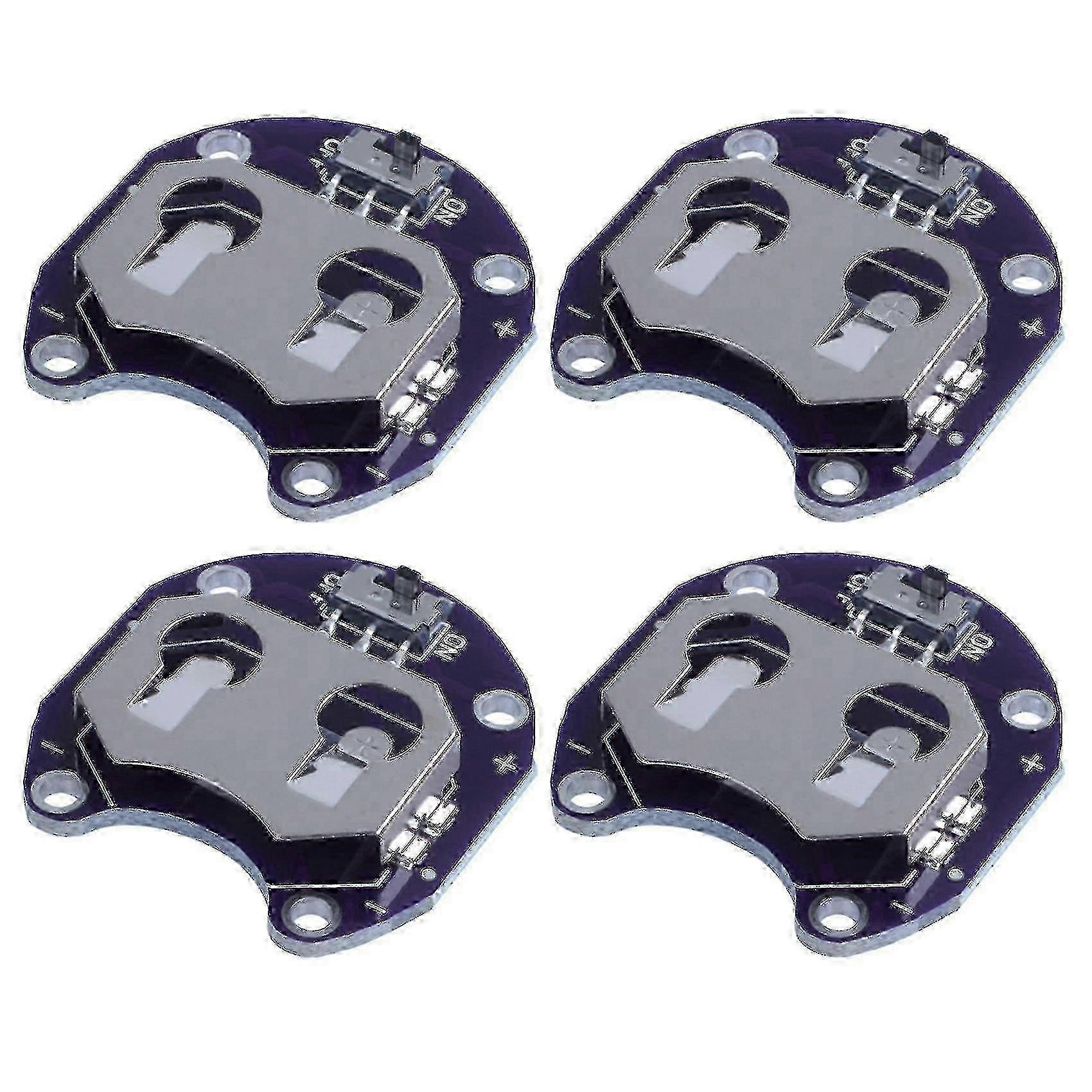 6 X Coin Cell Battery Holder For Cr2032 - With Switch Hy SZRH