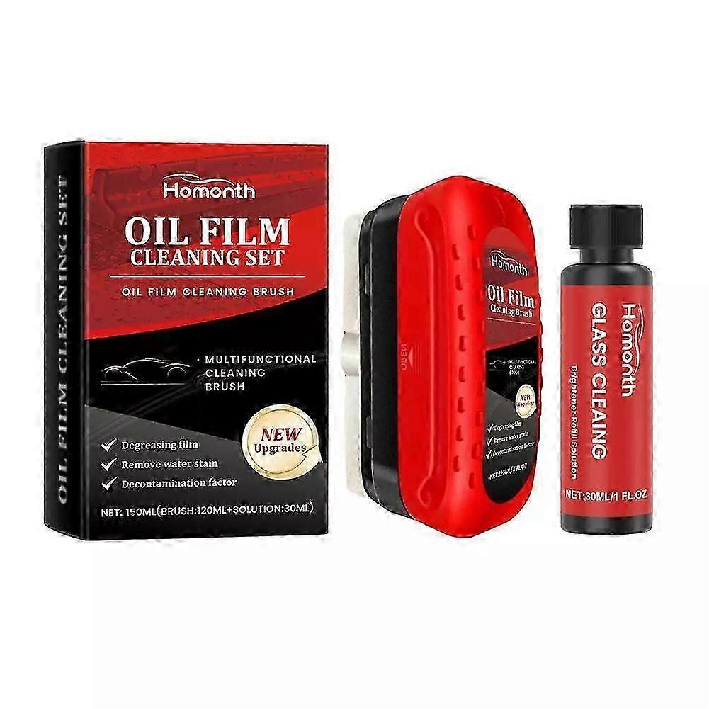 מנקה רכב זכוכית מסיר סרט שמן שמשות סט נוזלי ניקוי 2024