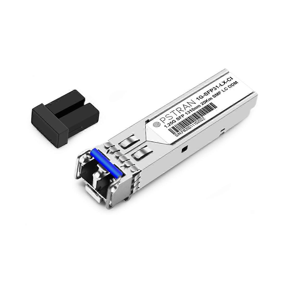 1000BASELX/LH SFP Optical Transceiver Module  Compatible with HPE H3C JD119B/JD119A/JD494A/JC875A  1310nm 20km DOM SMF LC