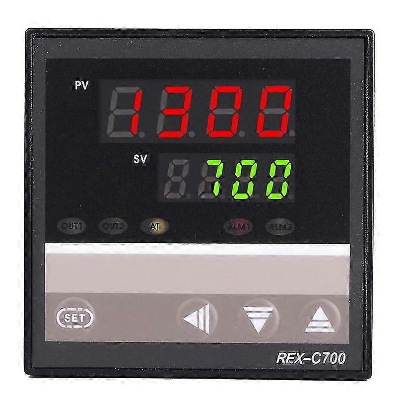 1PCS AC 220V Oven Temperature Controller RKC REX-C700 Thermocouple/PT100 Input Relay Output 72*72mm