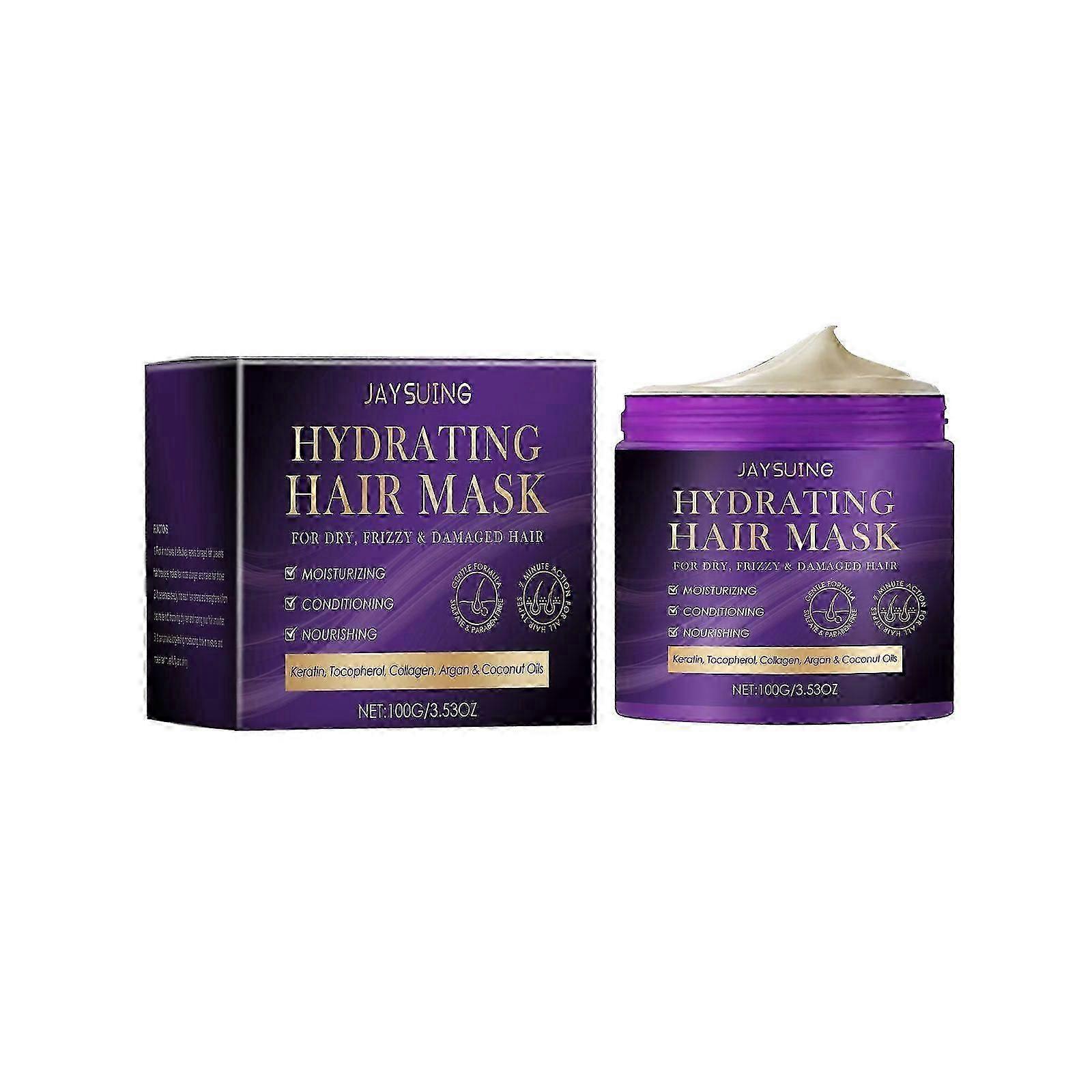 Youdaoplaceholder0 Moisturizing Hair Mask: Care For The Scalp, Nourish The Hair, Hydrate It, Make It Fluffy, Smooth And Shiny