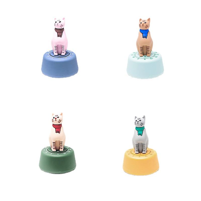 Lazy Cat Countdown Timer Learning Time Manager Kitchen Timer Mechanical Reminder Timer