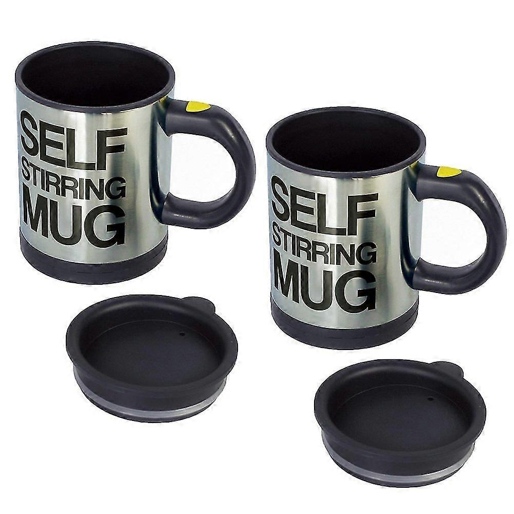 2pcs Self Stirring Mug, Automatic Coffee Mixing Mug