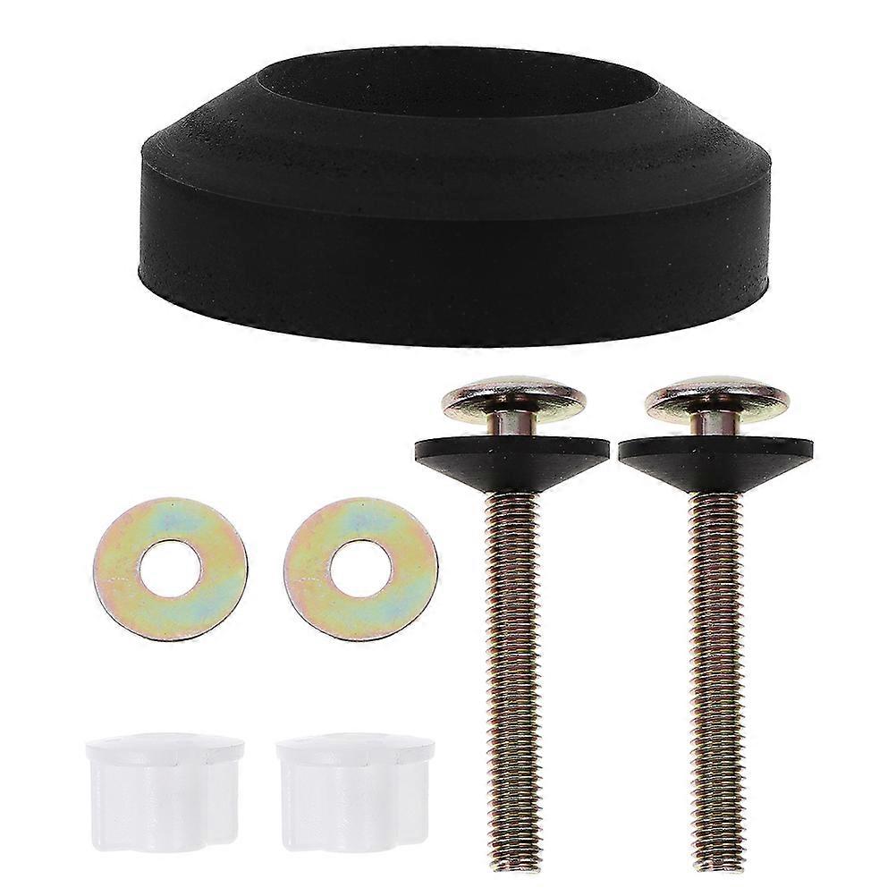 Toilet Seat Fasteners 3Pcs Screws with Nuts and Washers Replacement Kit
