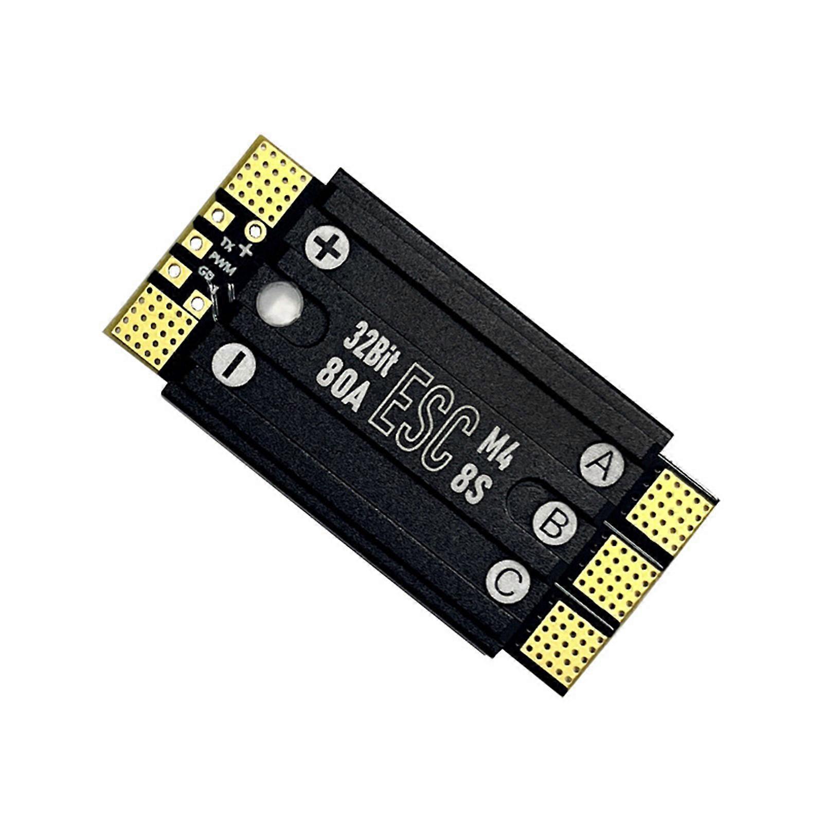 80A Brushless Electronic Speed Controller For Drones 3-8S Flexible Power Durability User Friendly Setups Multicolor