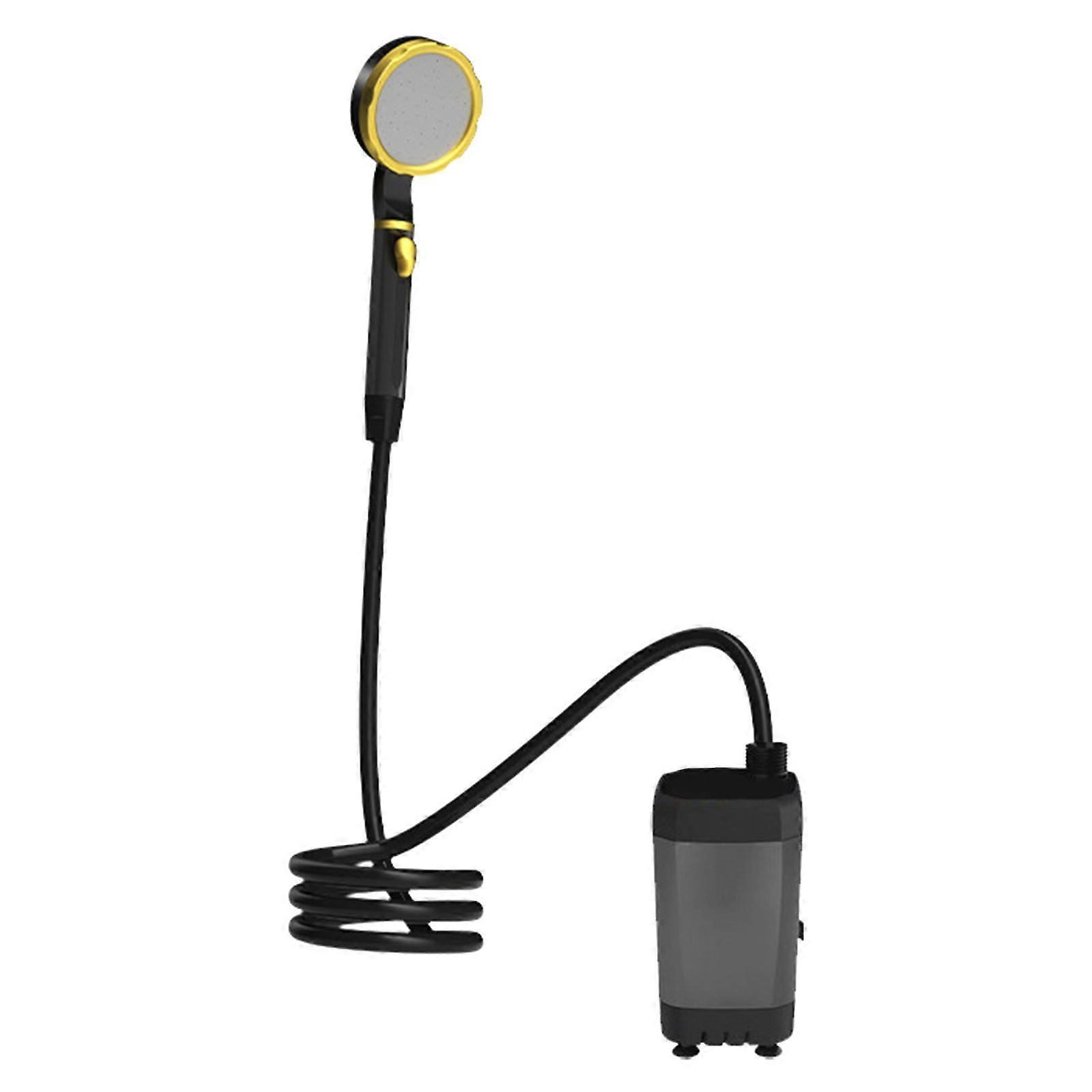 מערכת מקלחת חיצונית חשמלית ניידת ABS חומרים אוניברסליים סוג C אביזר טעינה לאוהלים רכבים קיר צבעוני