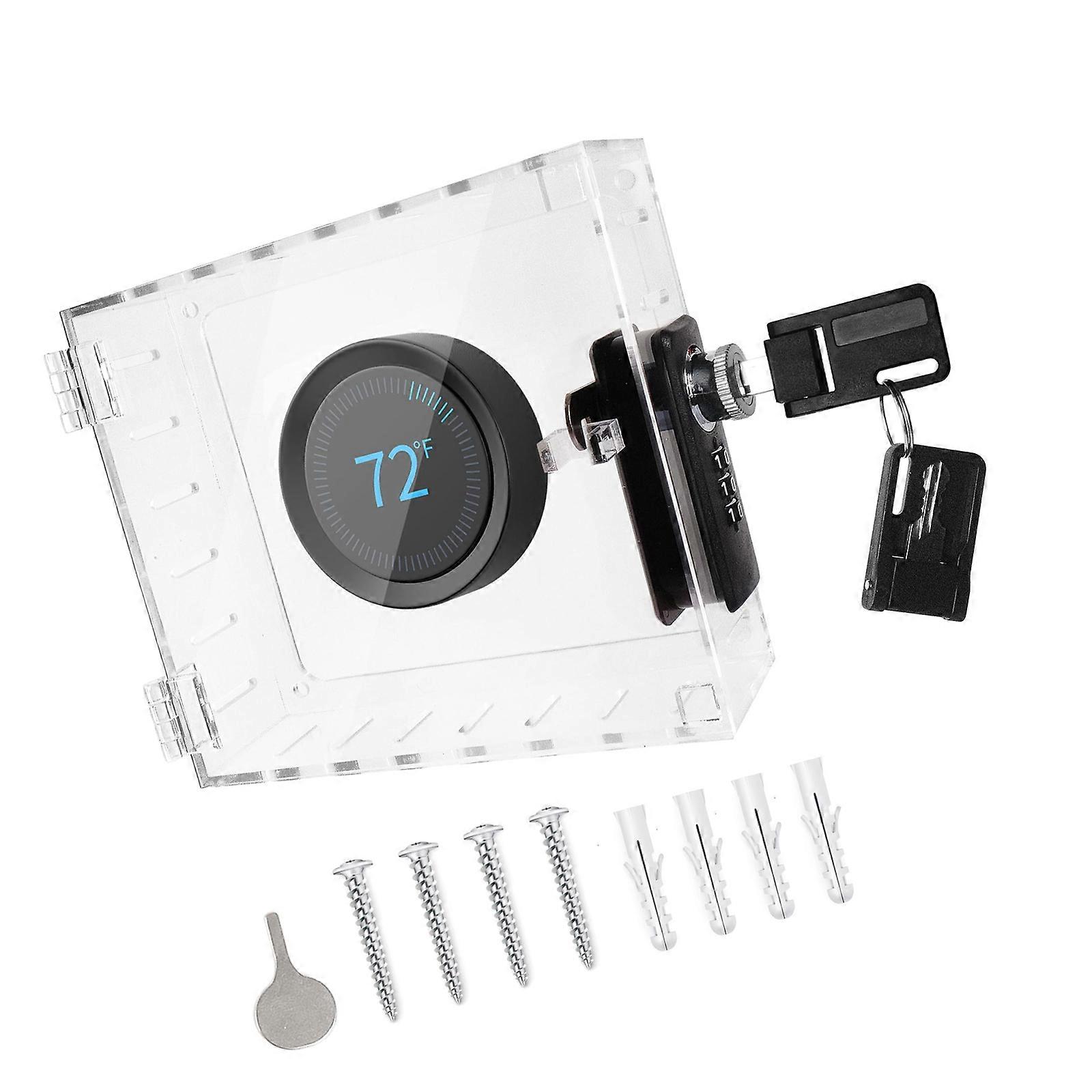 Disintegrate Resistant Acrylic Temperature Controller Cover Box Public Space Temperature Control Box for Commercial Use  S