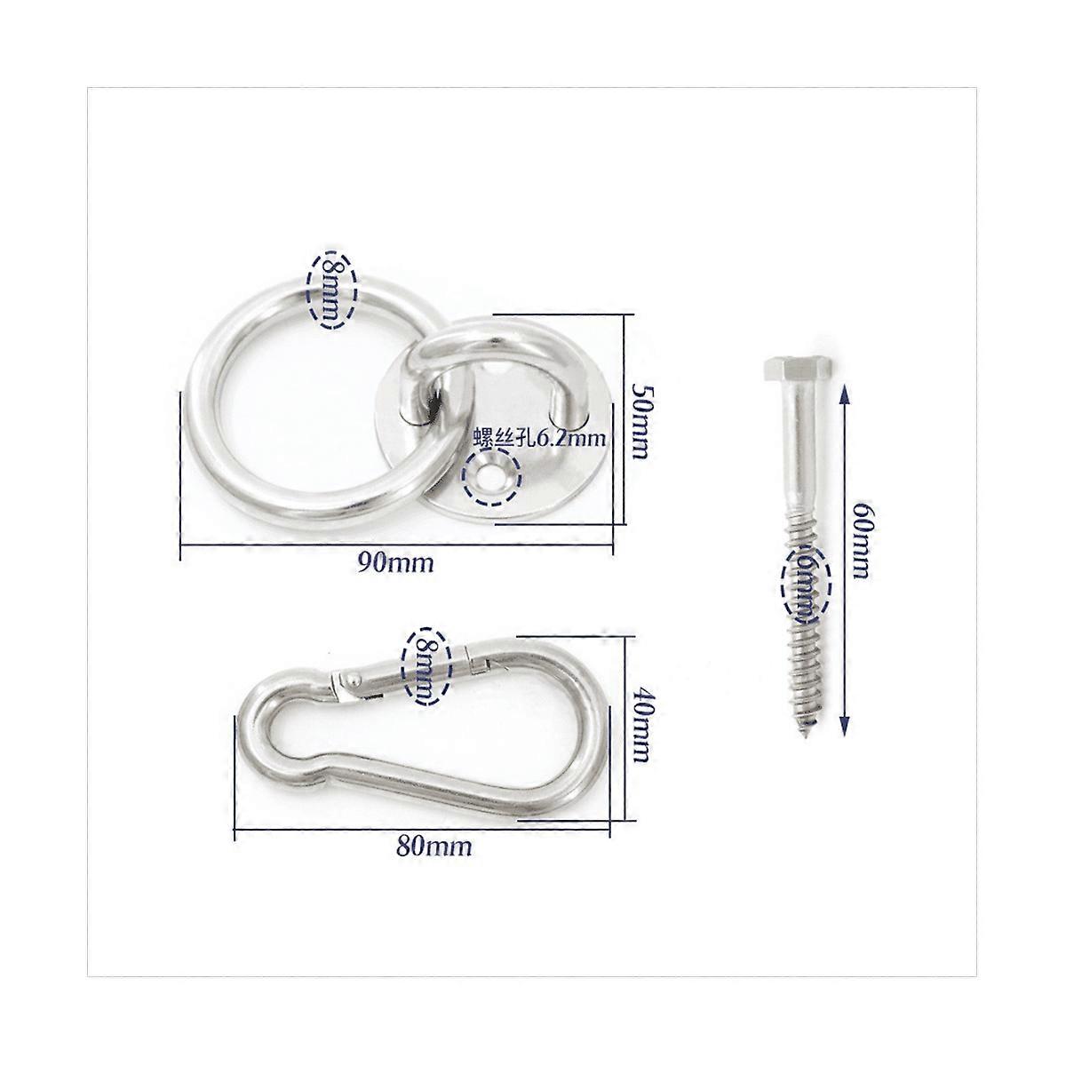 Hammock Suspension Set Hammock Accessories Swing Hooks Sandbag Ceiling Hooks Suspension Bracket