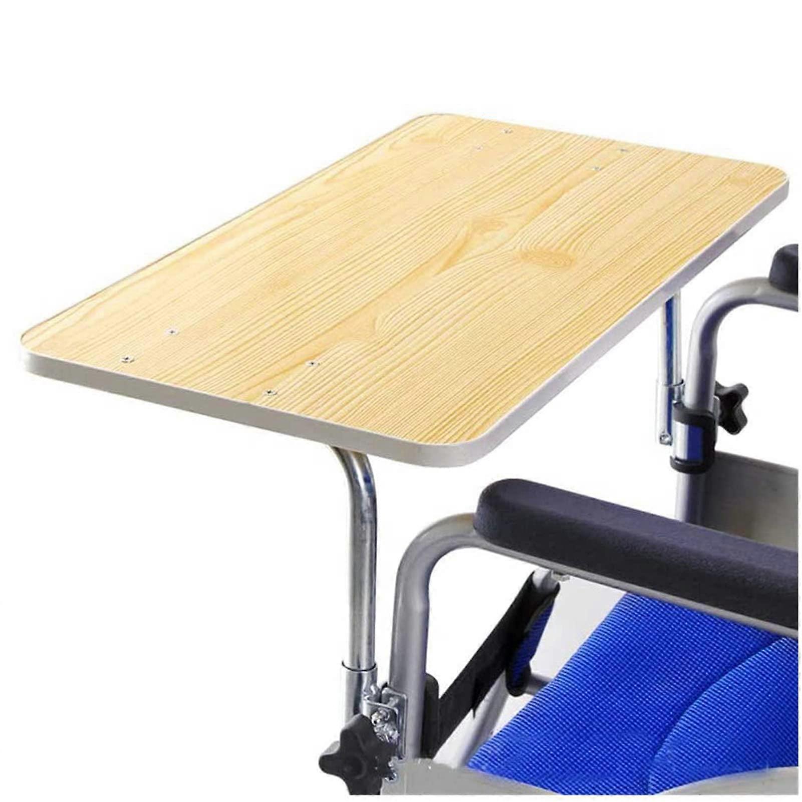 Wheelchair Tray Table Wooden Lap Desk 27x37 Cm Universal For Manual Powered And Electric Wheelchairs Color 1