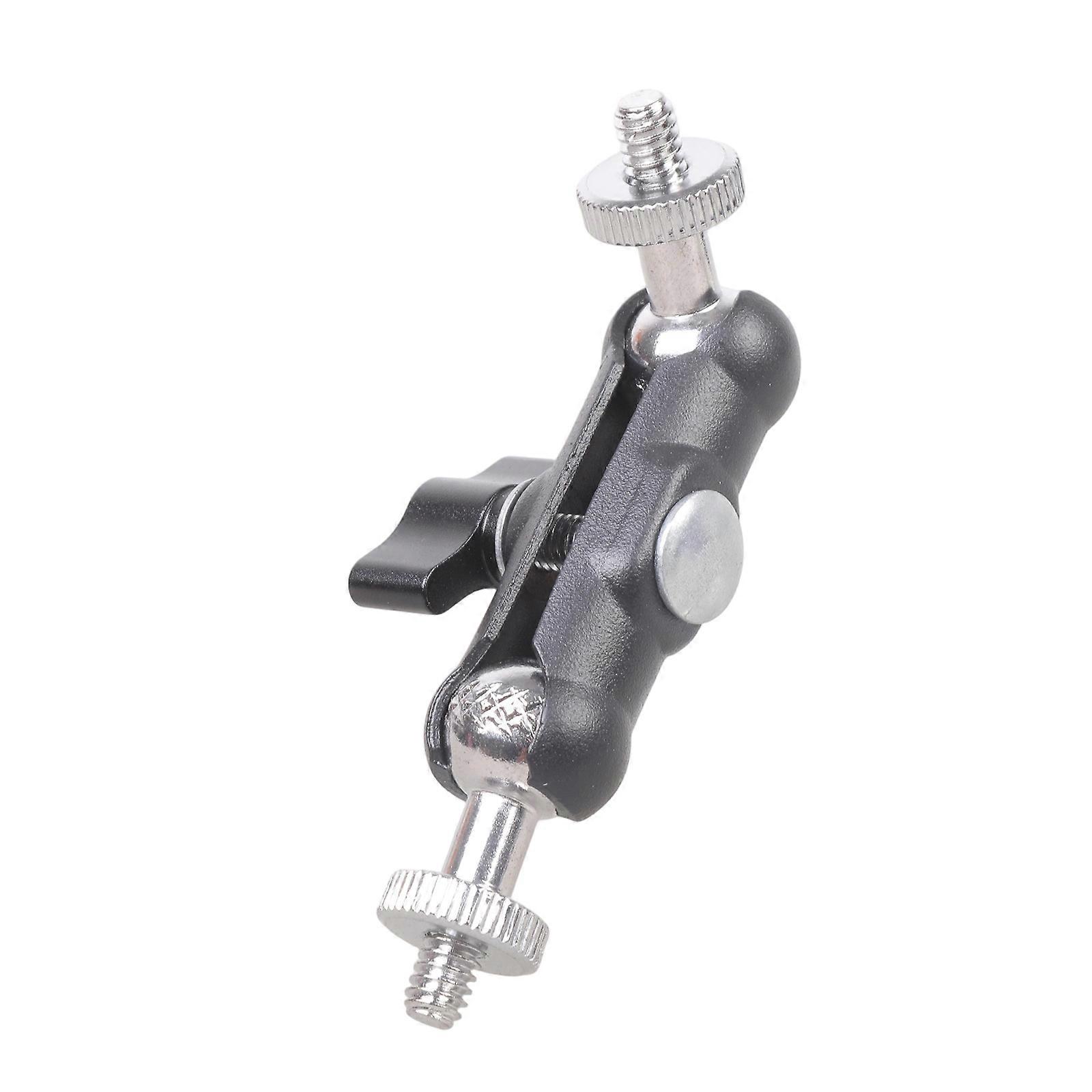 Universal 360Degree Rotating Aluminum Alloy Adapter 1/4Inch Thread For Phone Tripod Selfie Stick LED Light Mount Multicolor