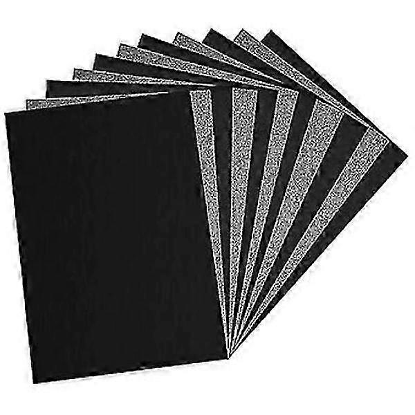 100 Sheets Carbon Paper, Black Graphite Paper for Transferring Patterns on Wood, Paper, Canvas and More